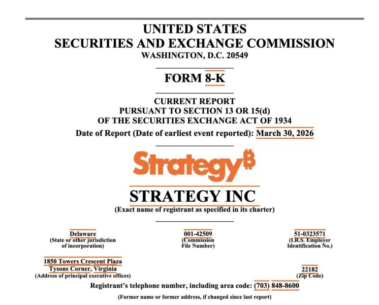 Strategy ရဲ့ Bitcoin အဝယ်ခဏရပ်ပြီ