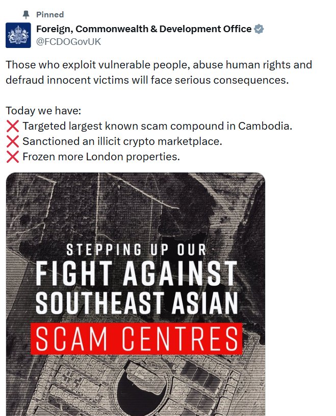 တရုတ် Crypto Scam Platform ကို ပိတ်ဆို့အရေးယူခဲ့တဲ့ UK