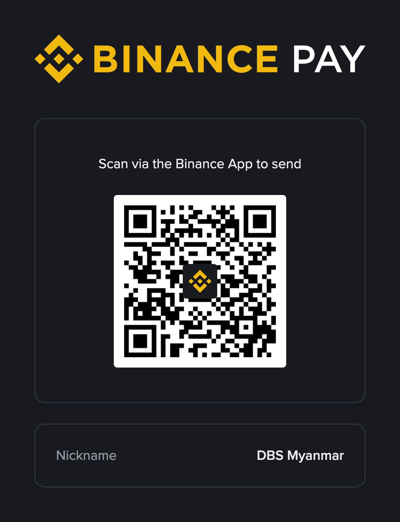 Binance QR Code